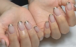 ラメフレンチ